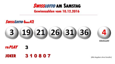 schweizer lottozahlen von heute.